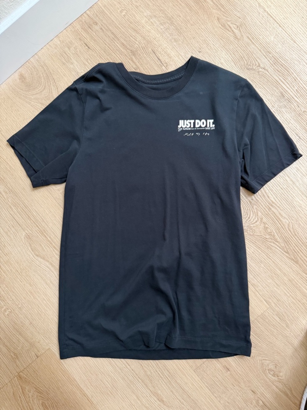 Nike Black 'Just Do It.' Short Sleeve Graphic Tee